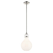 Laria Teardrop Mini Pendant in Polished Nickel
