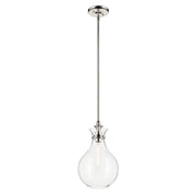 Laria Teardrop Mini Pendant in Polished Nickel