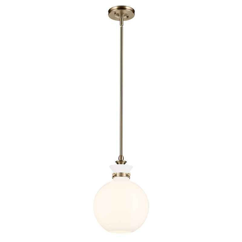Laria Small Globe Pendant in Champagne Bronze