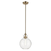 Laria Small Globe Pendant in Champagne Bronze