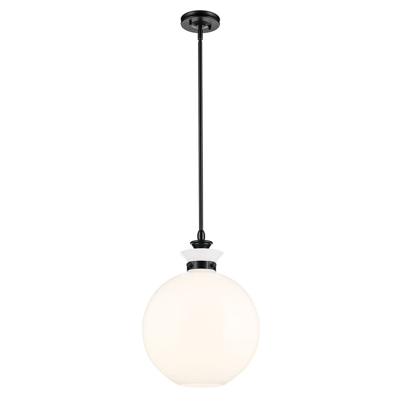 Laria Large Globe Pendant in Black