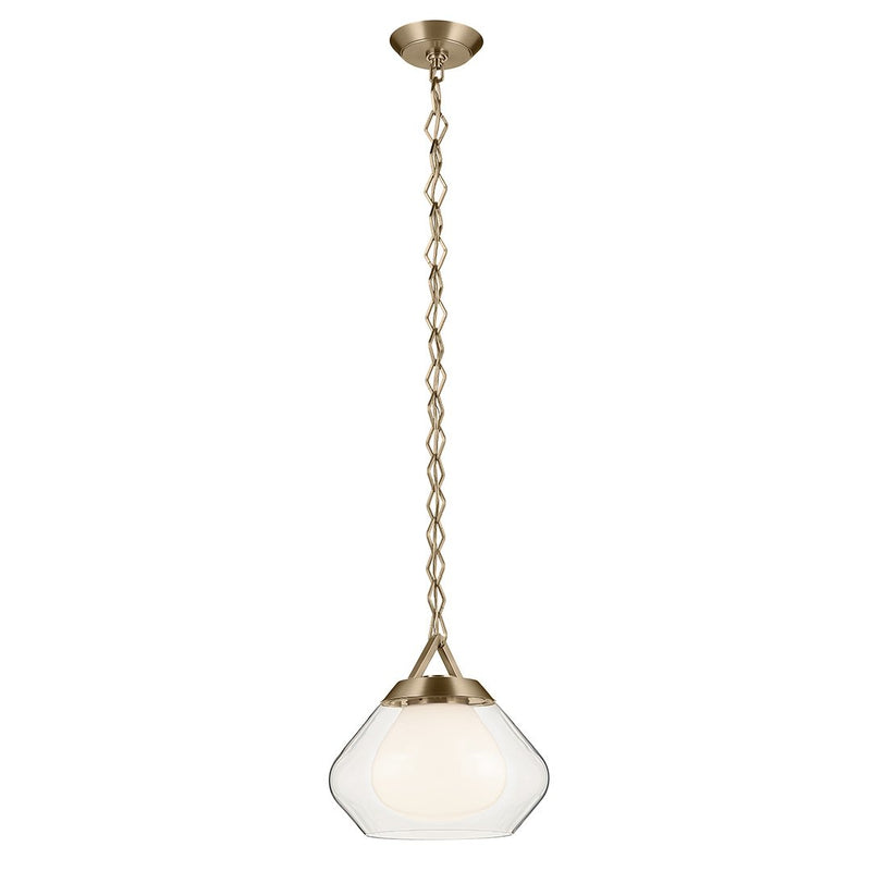 Nella 12" Pendant in Champagne Bronze