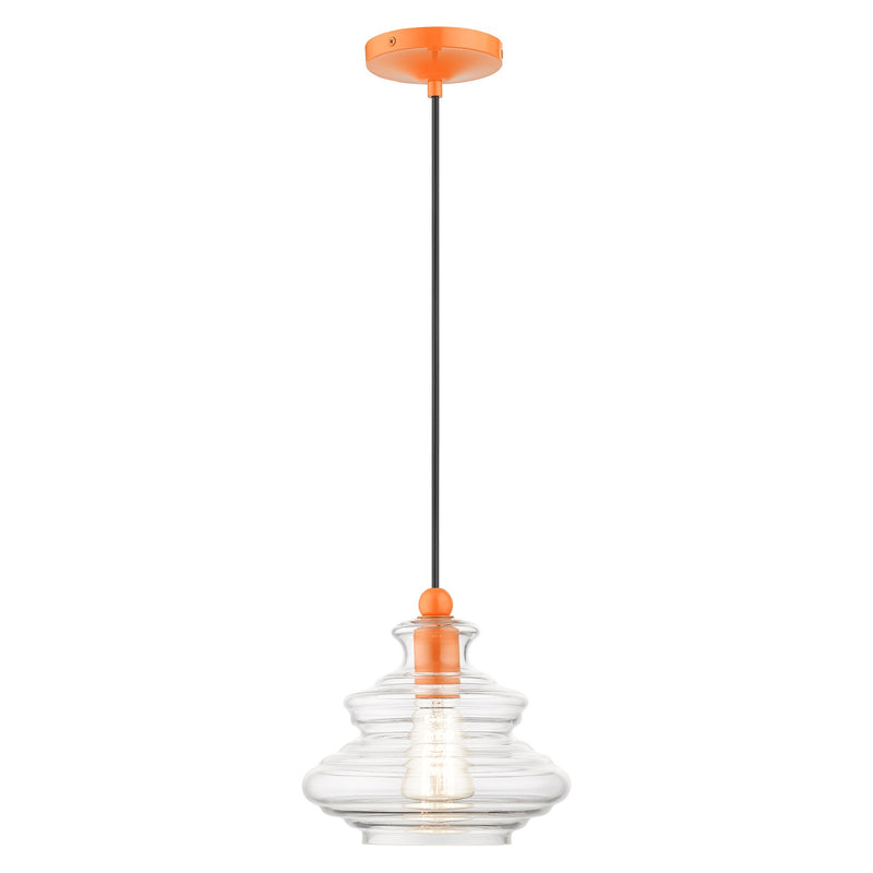 Everett Pendant in Shiny Orange