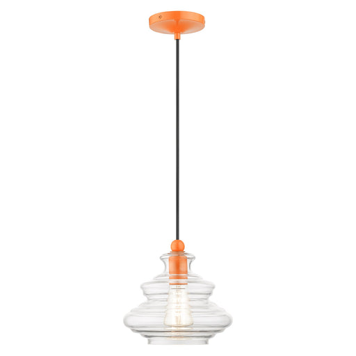 Everett Pendant in Shiny Orange