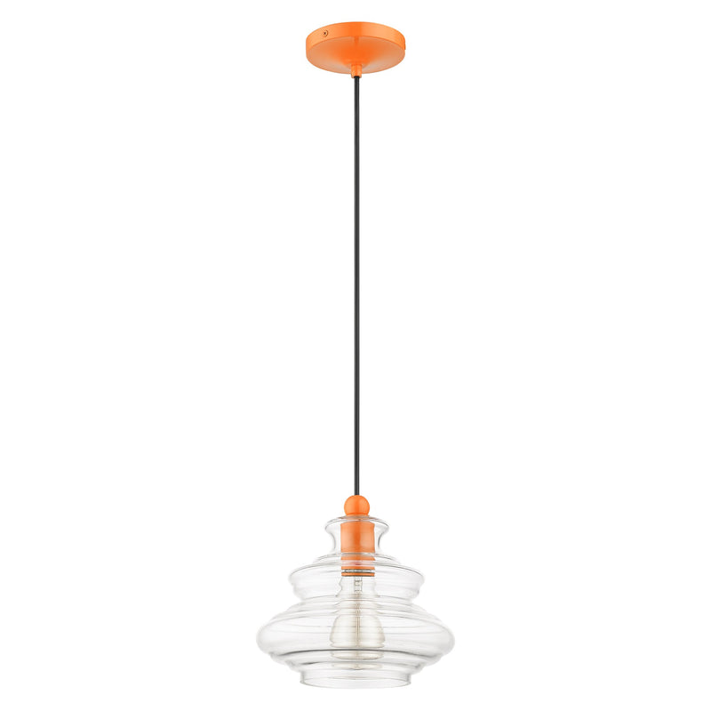 Everett Pendant in Shiny Orange