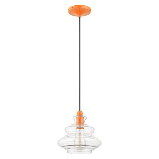 Everett Pendant in Shiny Orange