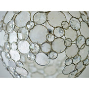 Palla 6 Light 22" Chandelier in Antique Silver
