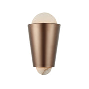 Rock On 2-Light 16" Wall Sconce in Brontourage/Matte Black