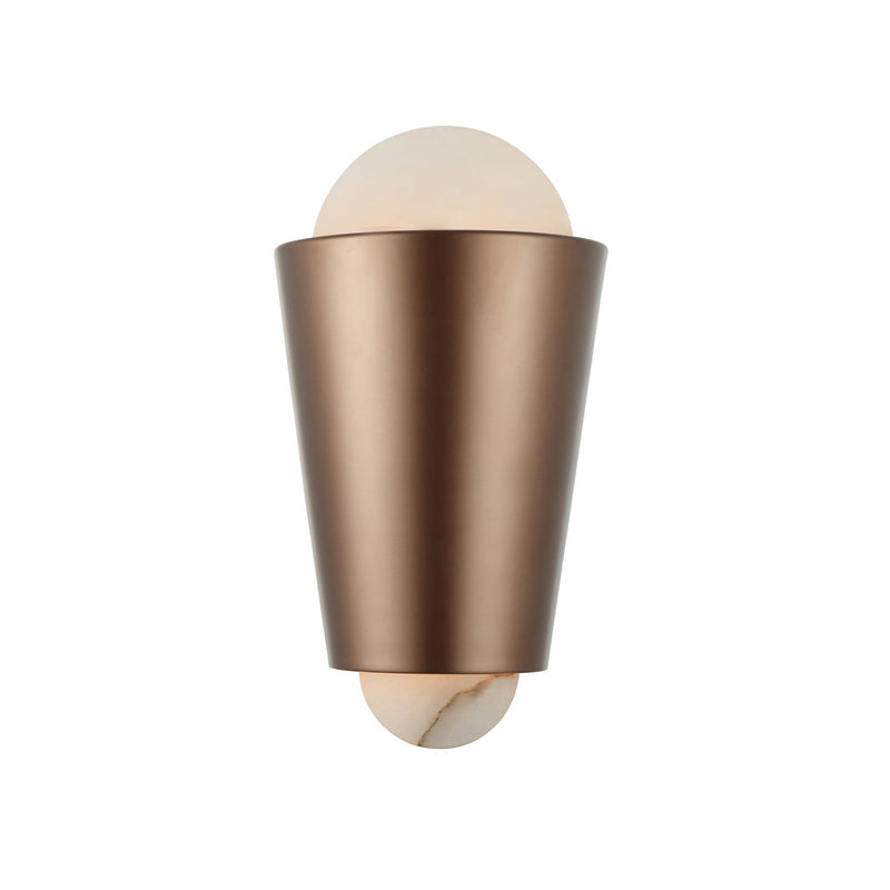 Rock On 2-Light 16" Wall Sconce in Brontourage/Matte Black