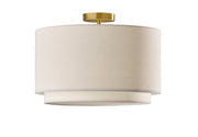 Finley Flush Mount in Antique Brass