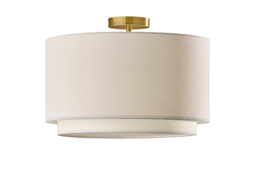 Finley Flush Mount in Antique Brass
