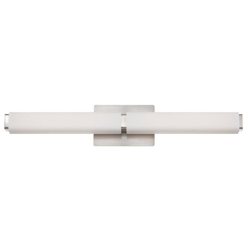 Vogue 2-Light 27" Bath Vanity Light in Brushed Nickel