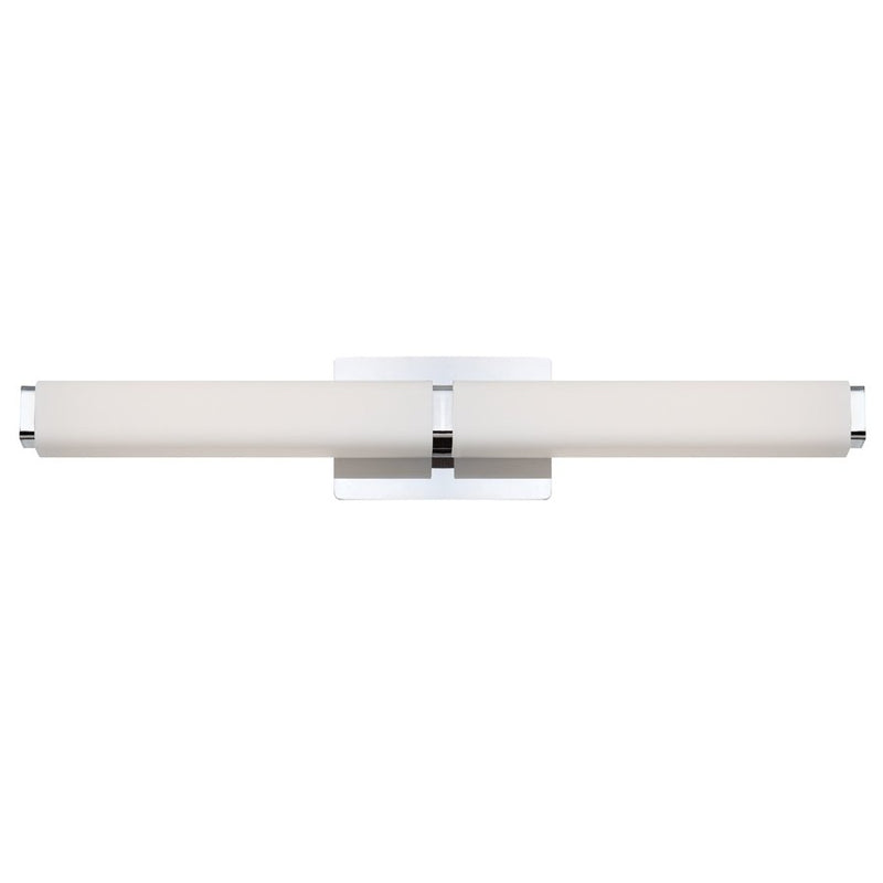 Vogue 2-Light 27" Bath Vanity Light in Chrome