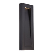 Urban 2-Light 22" Outdoor Wall Sconce in Black