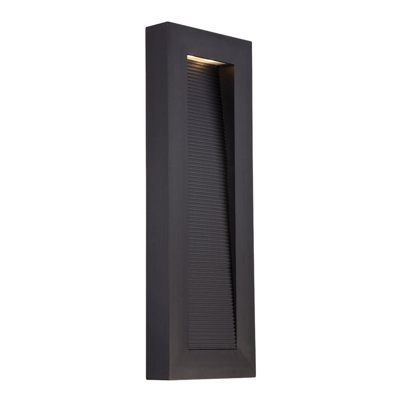 Urban 2-Light 22" Outdoor Wall Sconce in Black