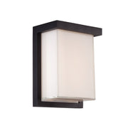 Ledge 8" Outdoor Wall Sconce in Black