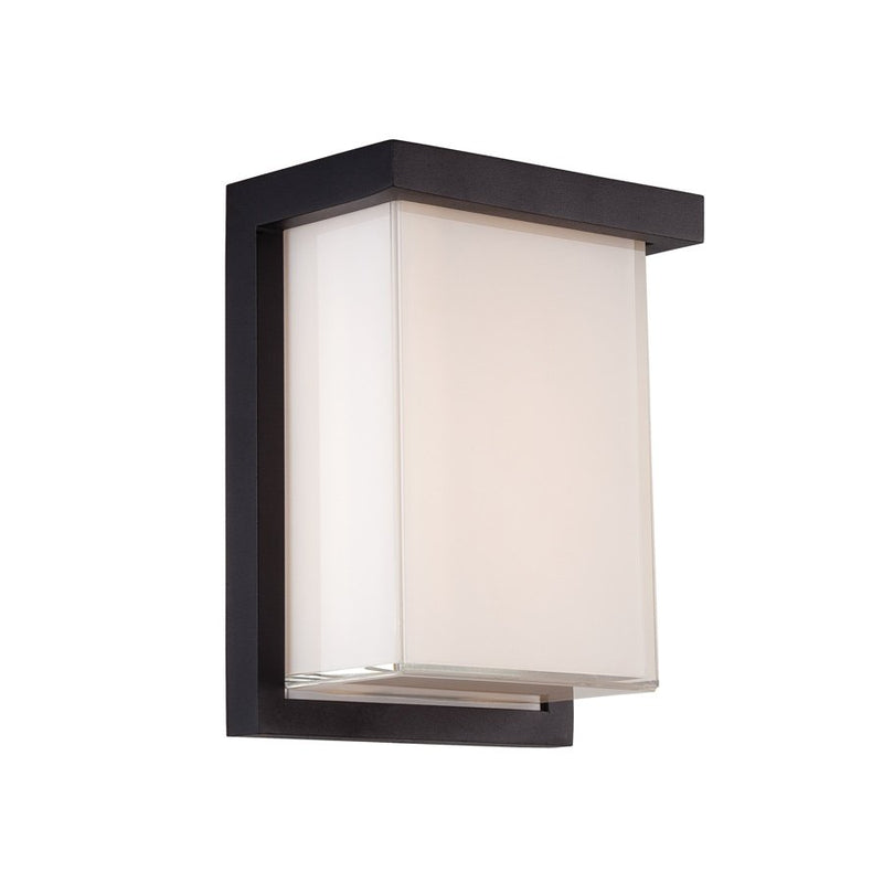 Ledge 8" Outdoor Wall Sconce in Black