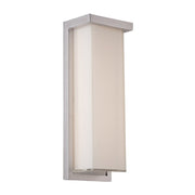 Ledge 14" Outdoor Wall Sconce in Brushed Aluminum