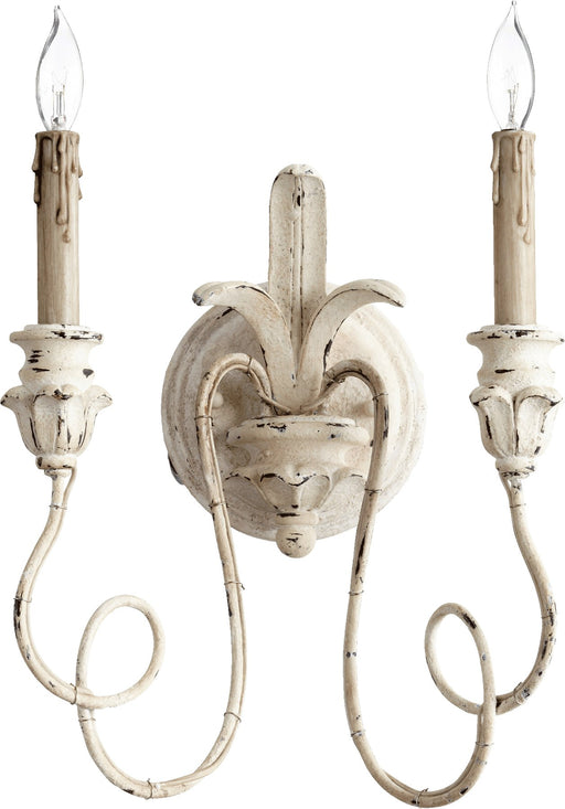 Salento 12" 2 Light Wall Sconce in Persian White