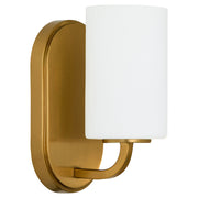 Rutherford 1 Light Wall Mount in Brushed Brass