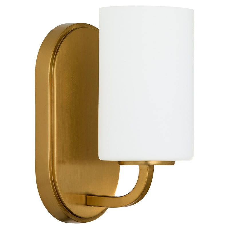 Rutherford 1 Light Wall Mount in Brushed Brass