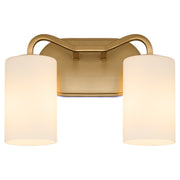 Rutherford 2 Light Vanity in Brushed Brass