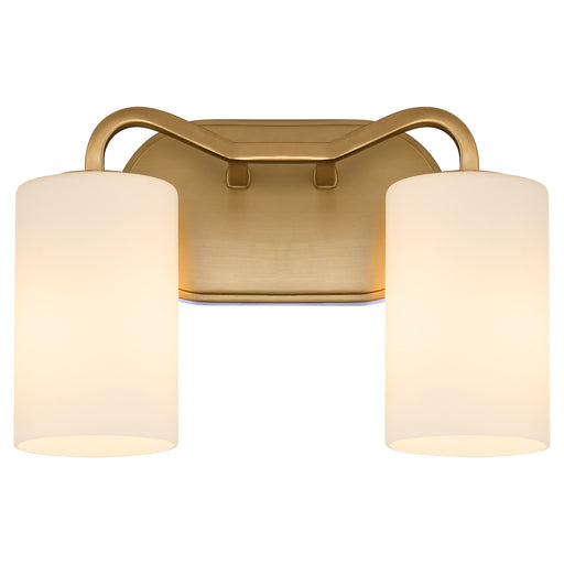 Rutherford 2 Light Vanity in Brushed Brass