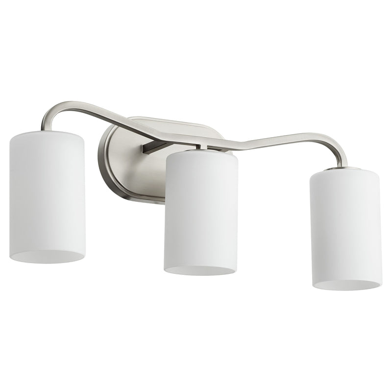 Rutherford 3 Light Vanity in Satin Nickel