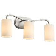 Rutherford 3 Light Vanity in Satin Nickel