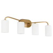 Rutherford 4 Light Vanity in Brushed Brass