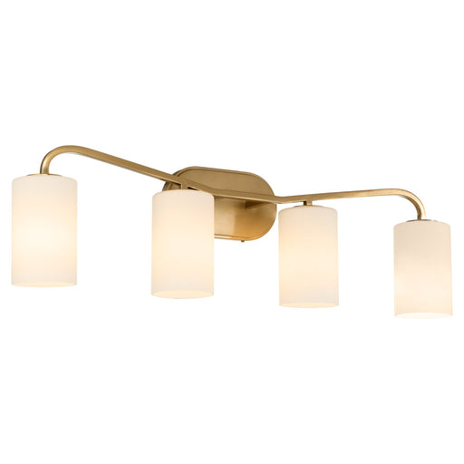 Rutherford 4 Light Vanity in Brushed Brass