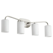 Rutherford 4 Light Vanity in Satin Nickel