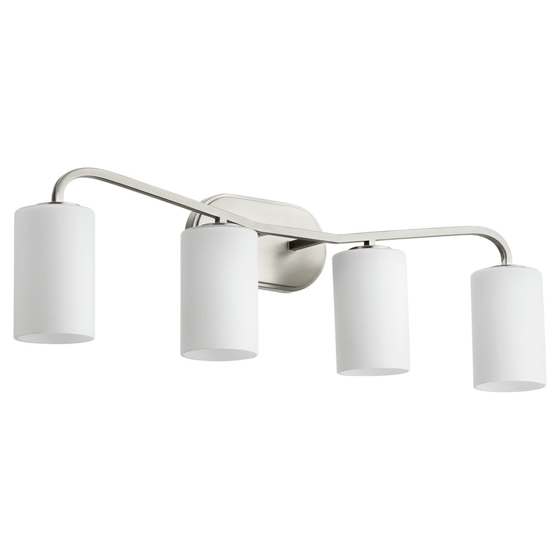 Rutherford 4 Light Vanity in Satin Nickel