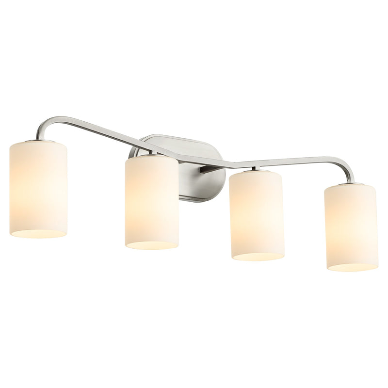 Rutherford 4 Light Vanity in Satin Nickel