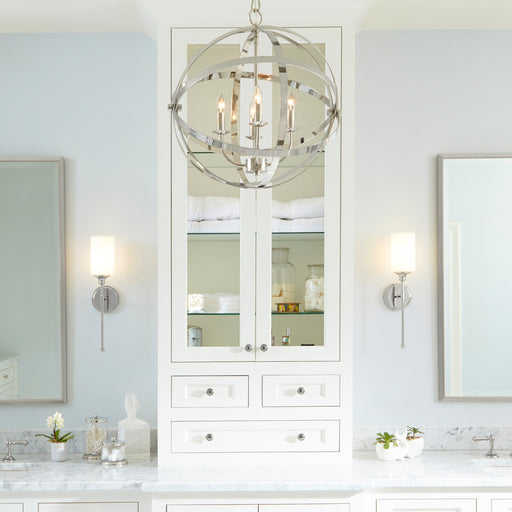 Celeste 4.75" 1 Light Wall Sconce in Polished Nickel