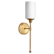 Celeste 4.75" 1 Light Wall Sconce in Aged Brass