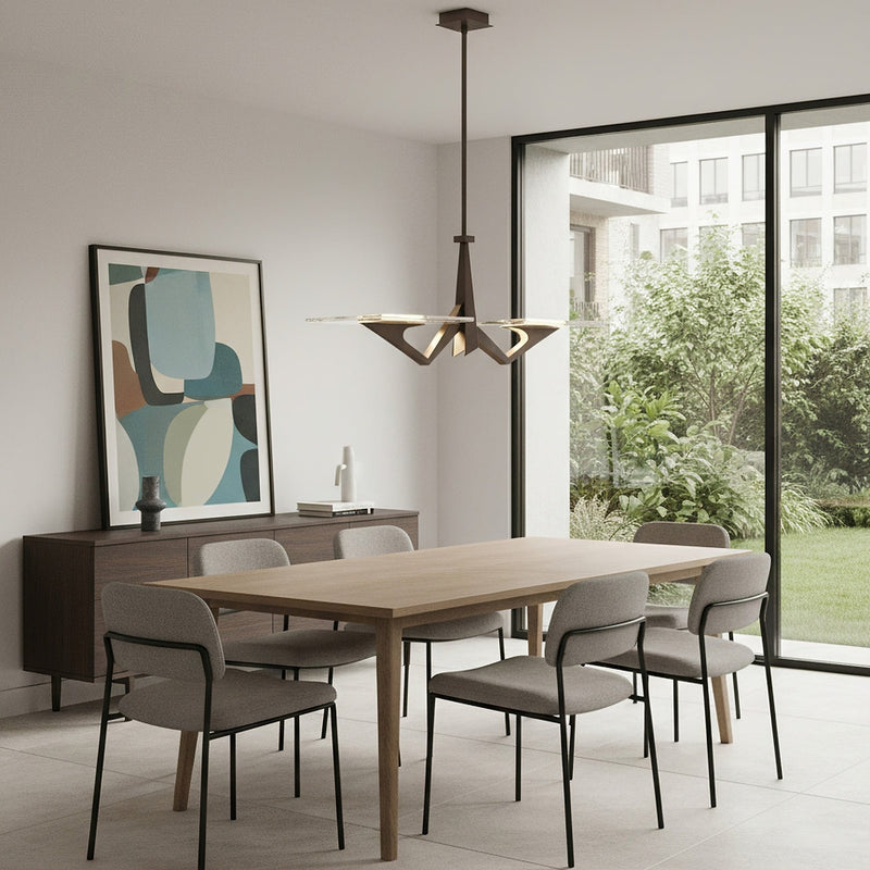 Down the Wrong Path 2-Light 47" Linear Pendant in Brontourage