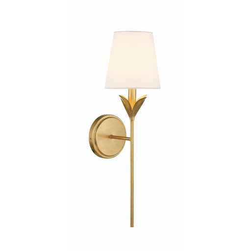 Broche 1 Light 6" Sconce in Antique Gold