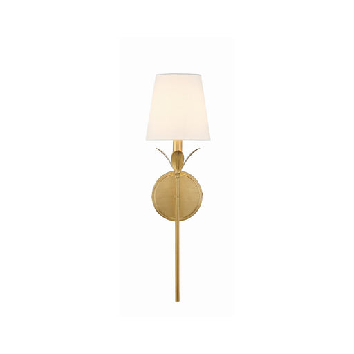 Broche 1 Light 6" Sconce in Antique Gold