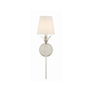 Broche 1 Light 6" Sconce in Antique Silver