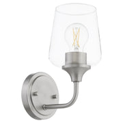 Raymond 1 Light Wall Mount in Satin Nickel