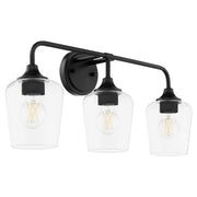 Raymond 3 Light Vanity in Matte Black
