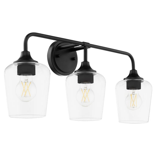 Raymond 3 Light Vanity in Matte Black