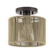 Acordia Small Semi-Flush Mount in English Bronze