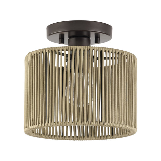 Acordia Small Semi-Flush Mount in English Bronze