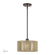 Acordia Pendant in English Bronze