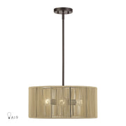 Acordia 3-Light Chandelier in English Bronze
