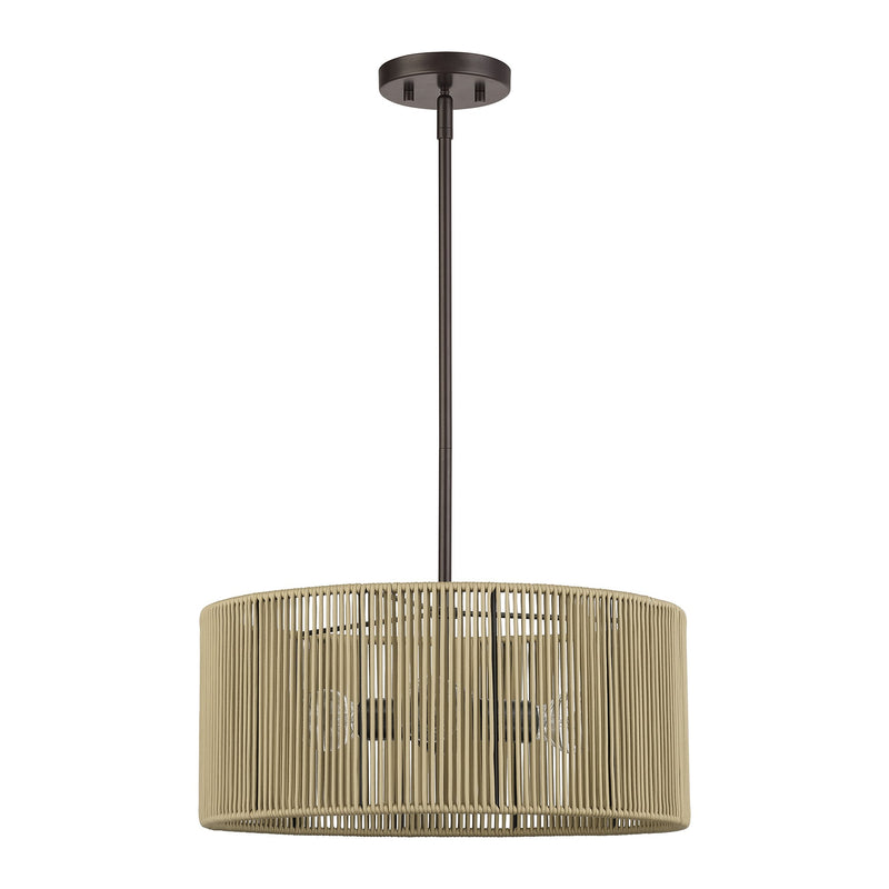 Acordia 3-Light Chandelier in English Bronze
