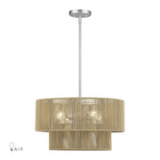 Acordia 4-Light Chandelier in Painted Nickel