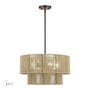 Acordia 4-Light Chandelier in English Bronze